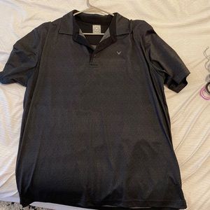 Black Callaway opti dri golf polo XL